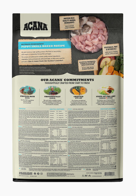 Acana puppy small breed recipe til små hundehvalpe
