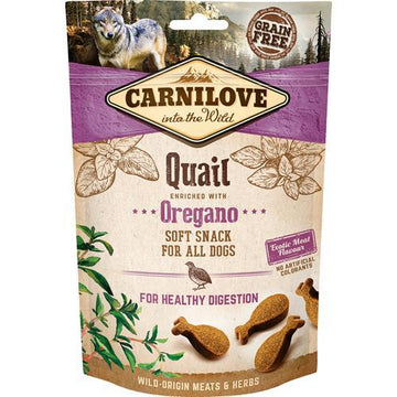 Carnilove soft snack vagtel og oregano godbidder