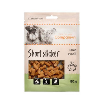Companion Rabbit Short Sticker Godbidder lavet af kanin