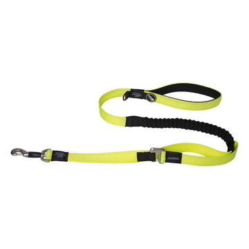 Neon gul hundesnor med håndtag
