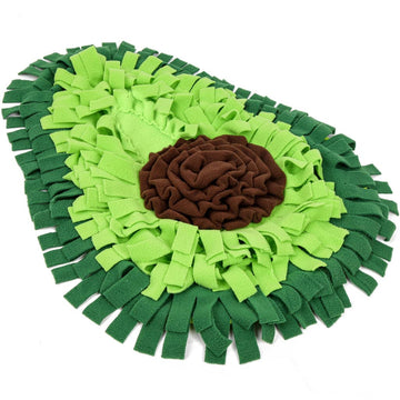 Snusemåtte til hunde avocado design