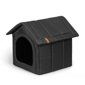 hundehus i sort
