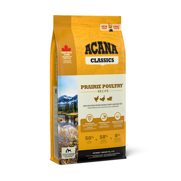 ACANA Prairie Poultry 11,4 kg forside af pose