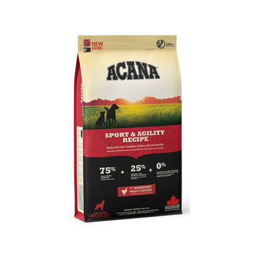 ACANA Sport & Agility Recipe 11,4 kg forside af pose