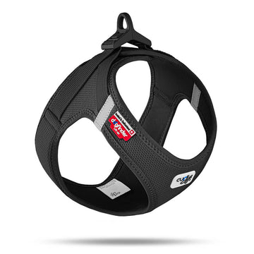 Curli Clasp Air-Mesh Step-in hundesele i sort