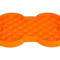 Slow Feeder Plate Orange fra slodog close up