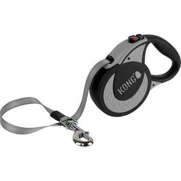 Kong flex-line ultimate i grå til store hunde på op til 70 kg