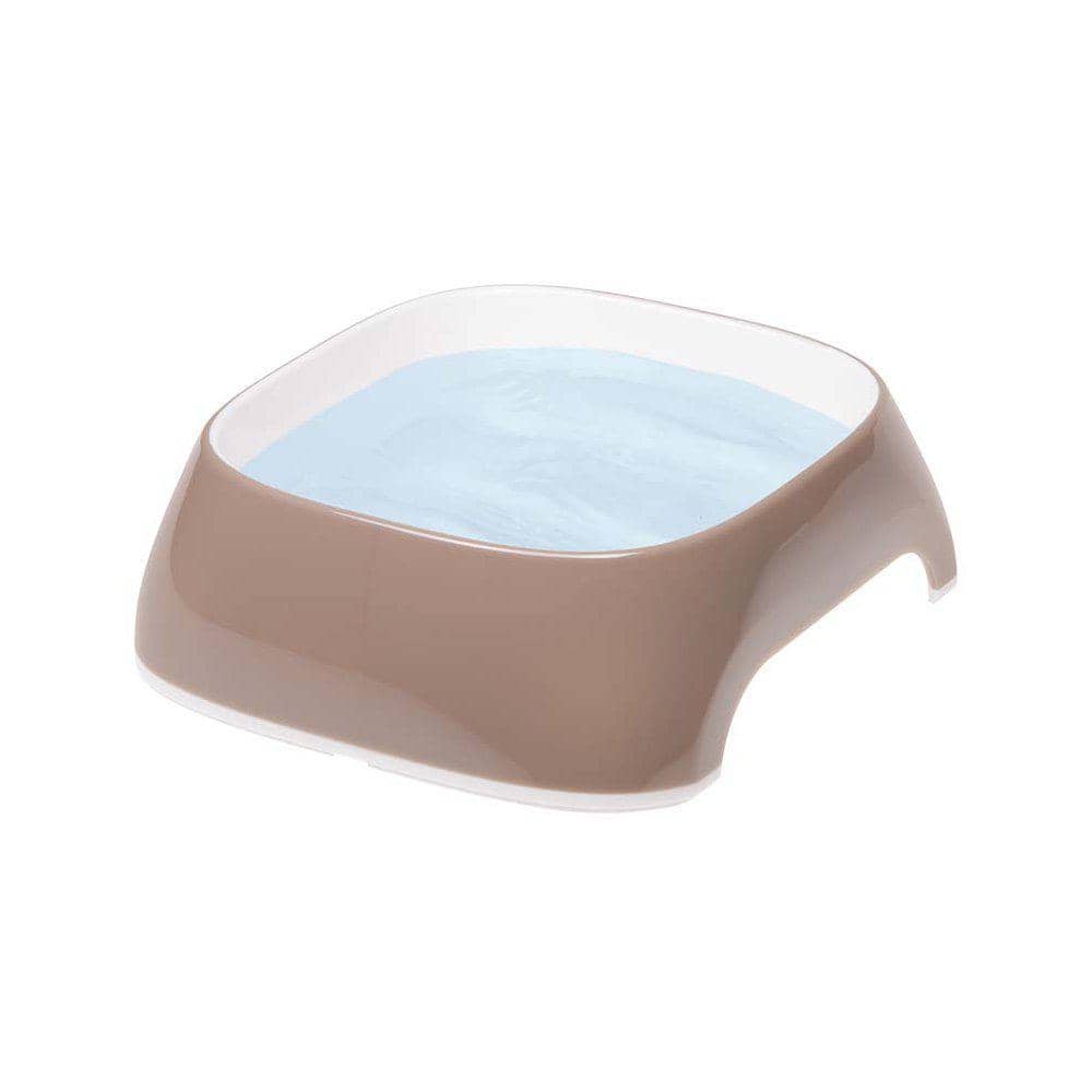 Taupe hundeskål med vand