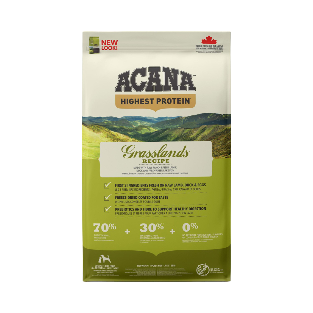 ACANA Highest Protein Dog Grasslands (lam og and)