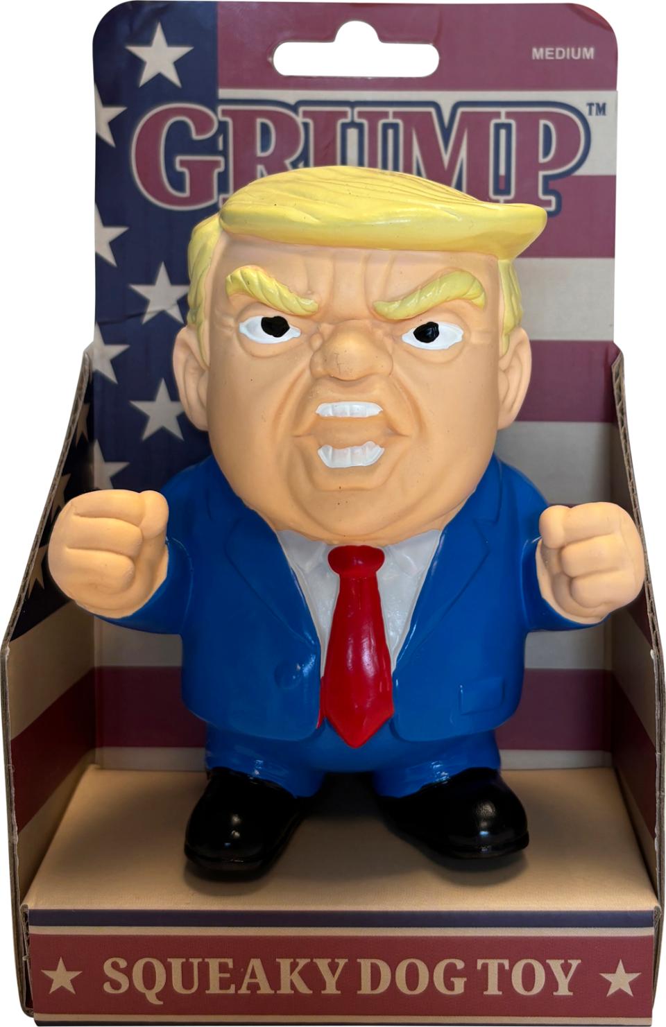 Grump Medium Squeaky hundelegetøj