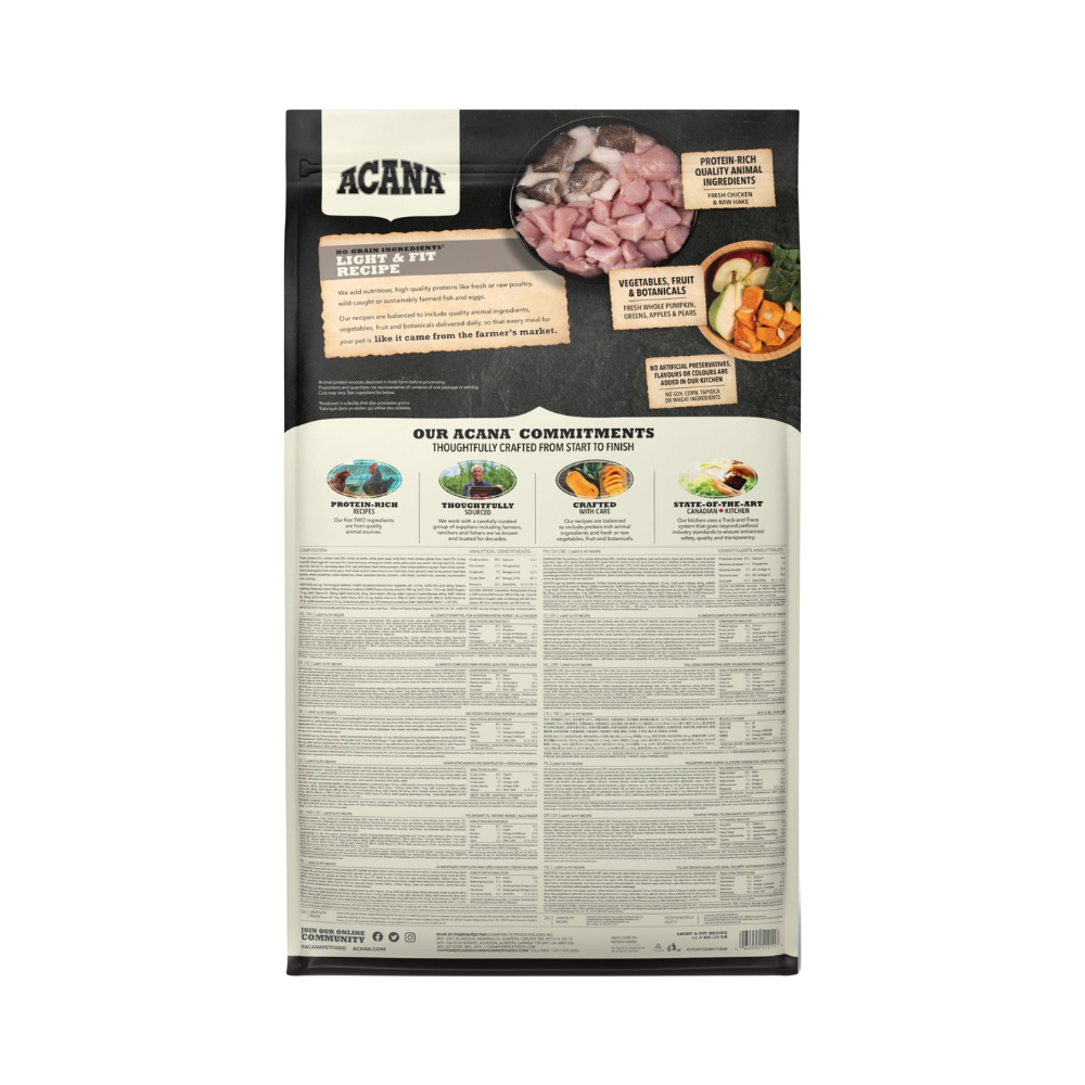ACANA Dog Range Light & Fit (kylling og fisk)