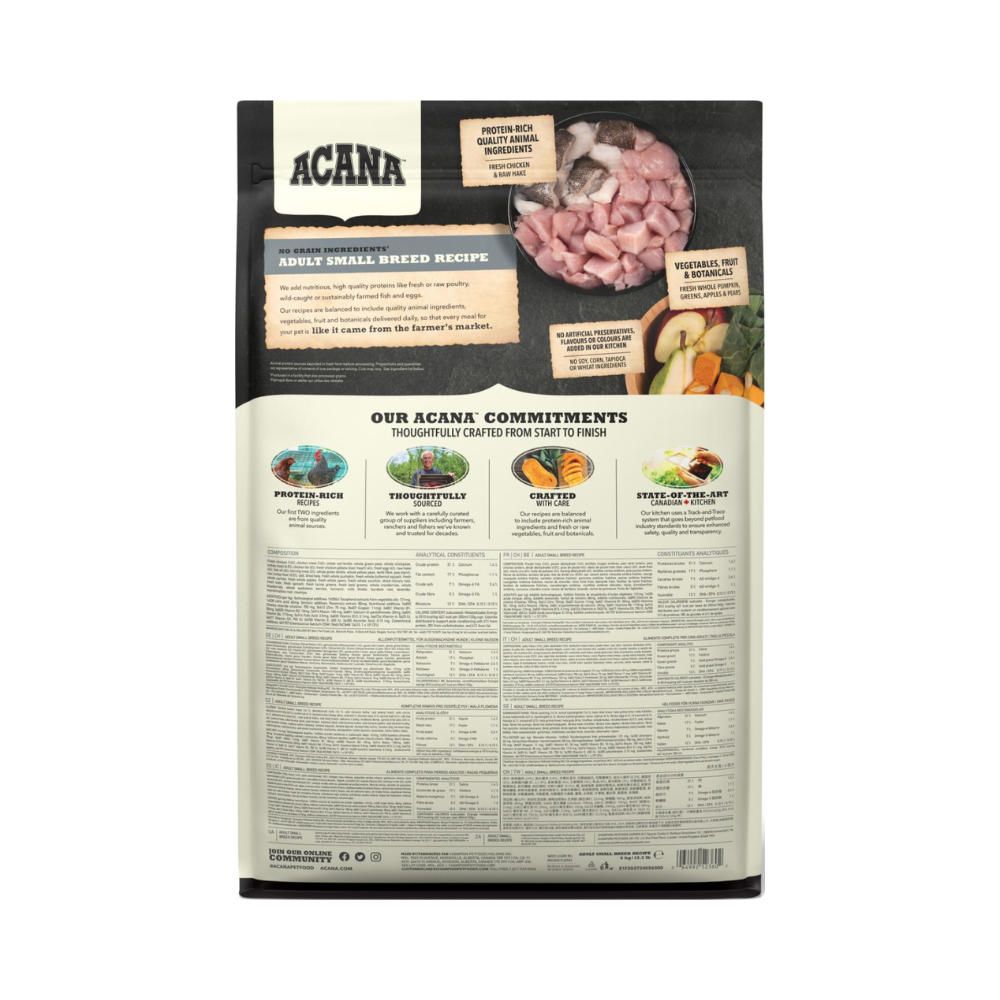 ACANA Dog Range Adult Small Breed (kylling og fisk)