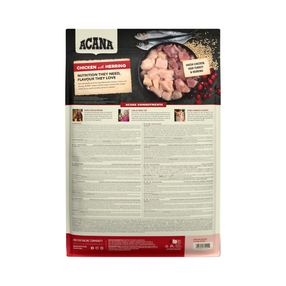 ACANA CAT Indoor Entree 4,5kg