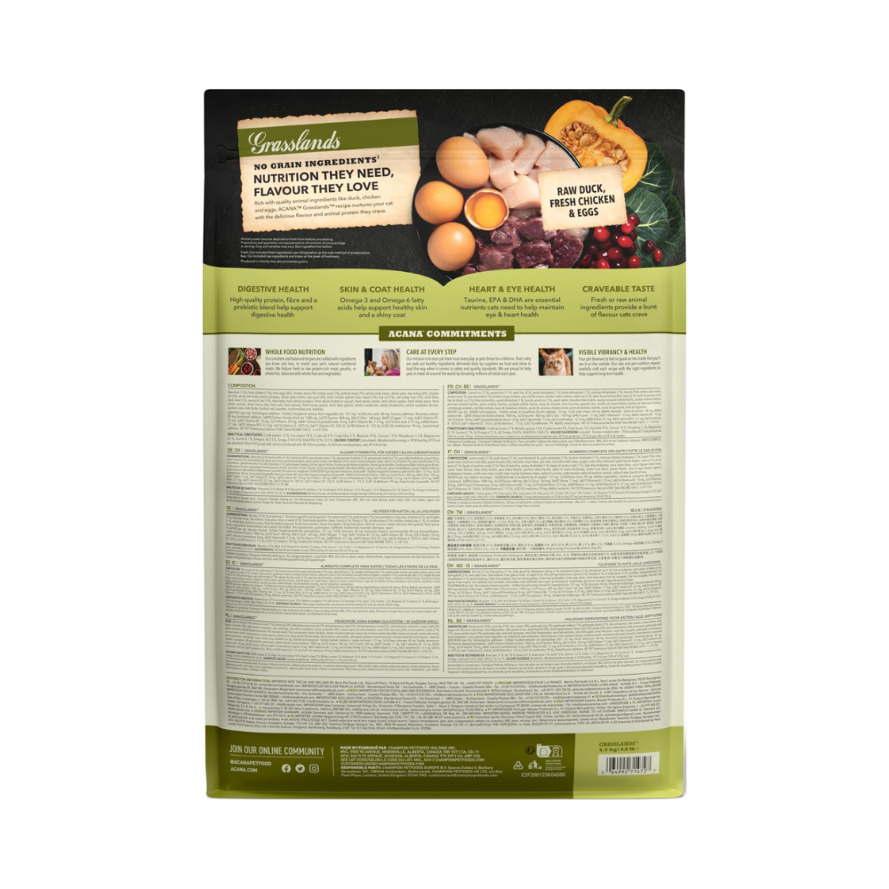 ACANA CAT Highest Protein Grasslands (and og kylling)