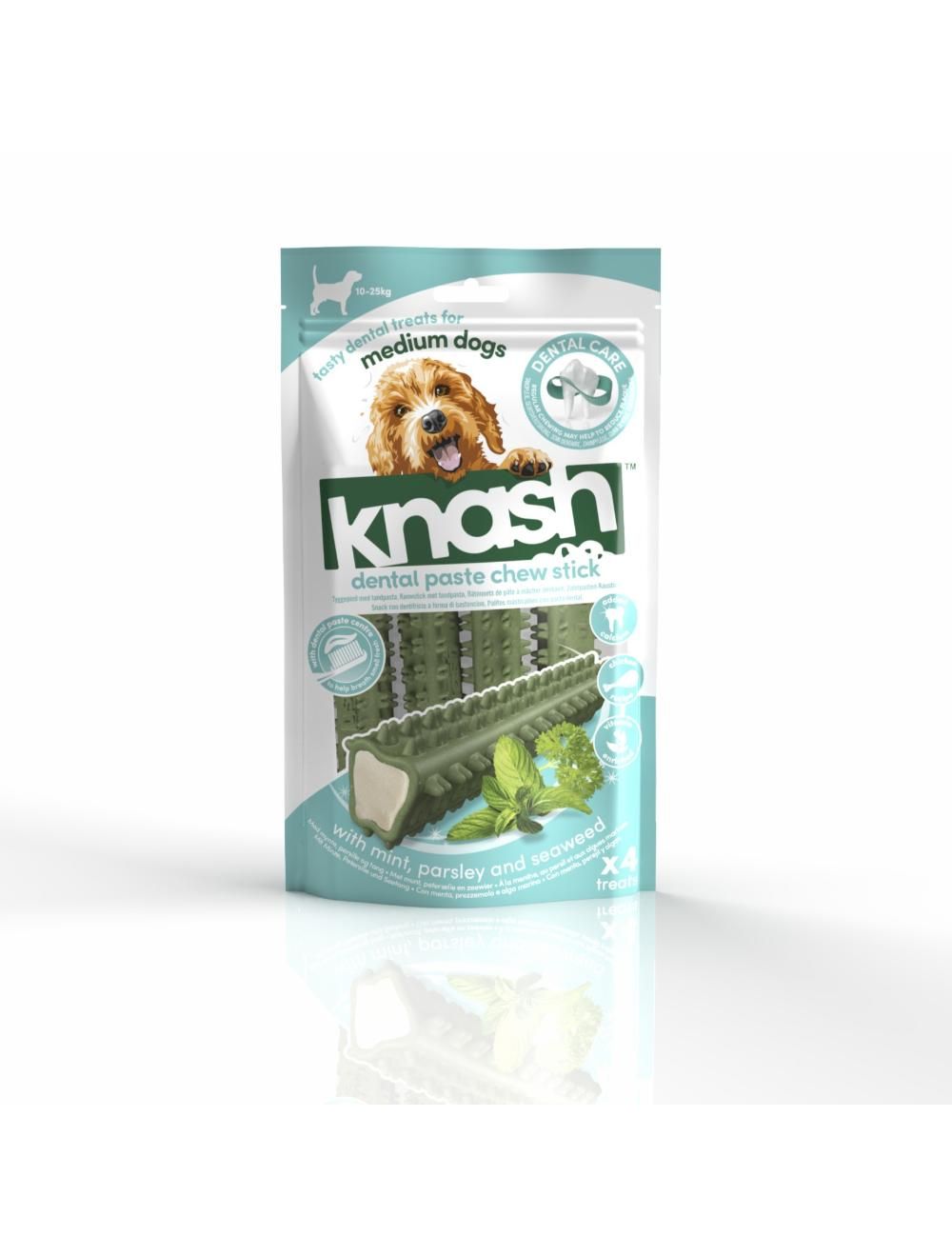Knash Dental Chew Mint, M 4stk