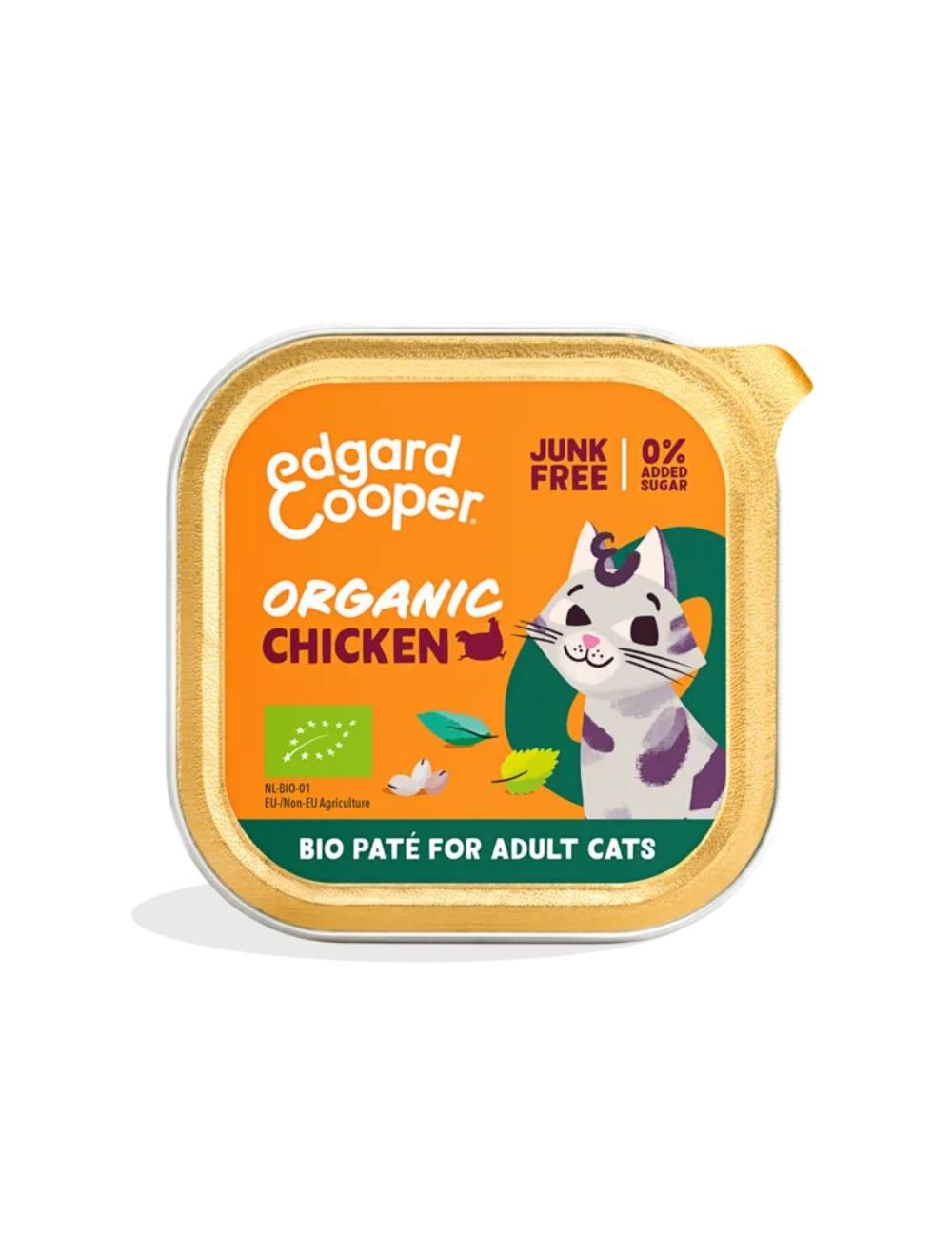 EC Kat Adult Pate Øko Kylling, 85gr
