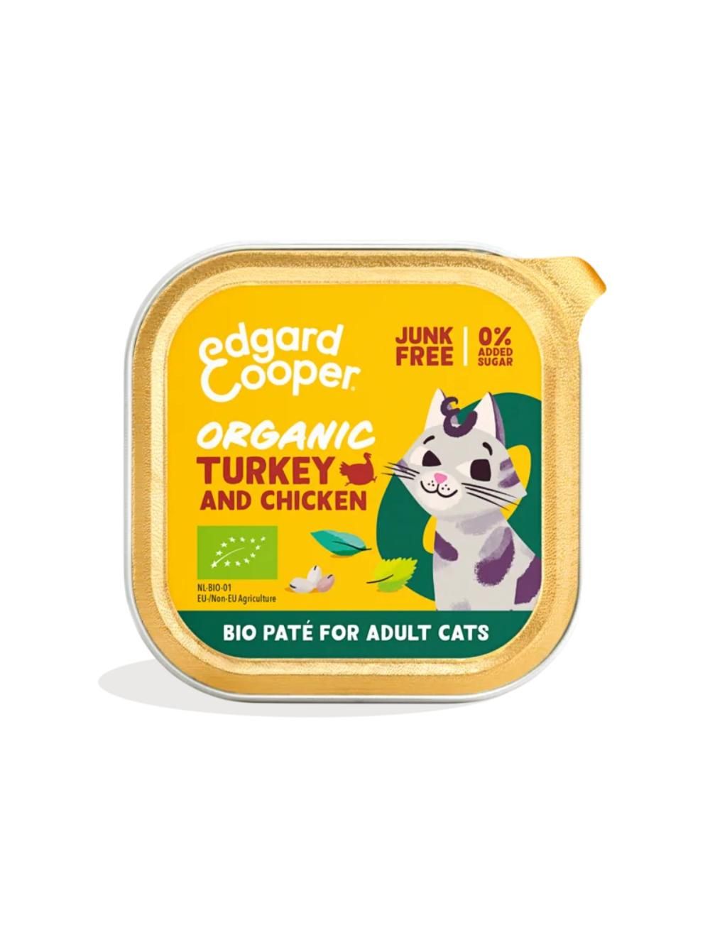 EC Kat Adult Pate Øko Kalkun, 85gr