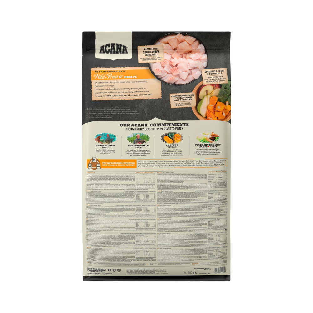 ACANA Highest Protein Dog Wild Prairie (kylling, kalkun og fisk)