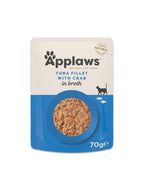 Applaws Tun m. Krabbe 70g Pose, Kat