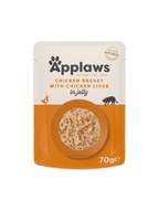 Applaws Kylling & Lever 70g Gele Pose, Kat