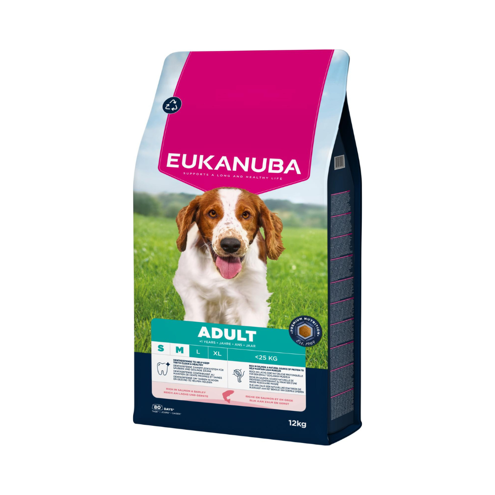 EUKANUBA Adult Small/medium Breed Laks & Byg