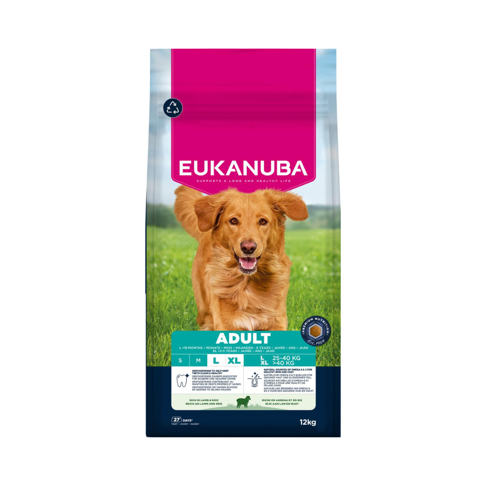 EUKANUBA Adult Large Breed Lam & Ris