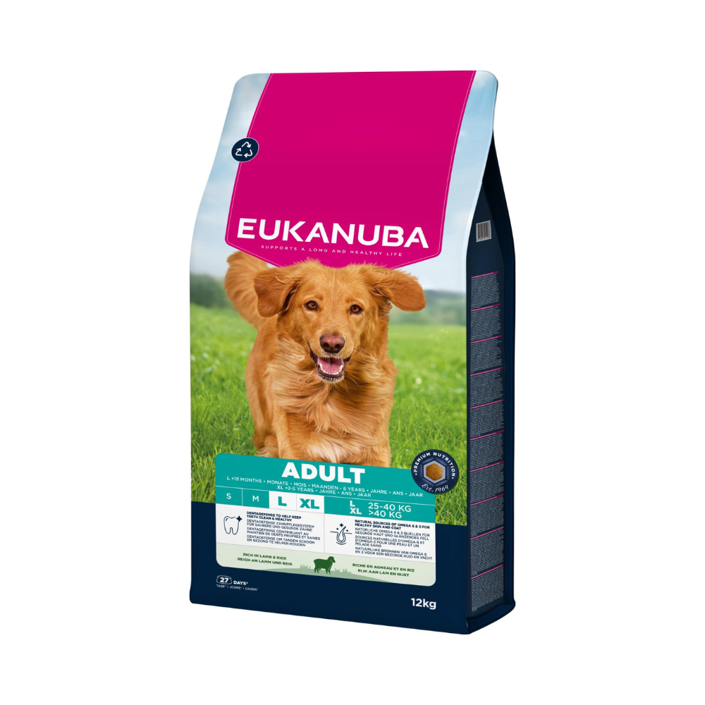 EUKANUBA Adult Large Breed Lam & Ris 12kg
