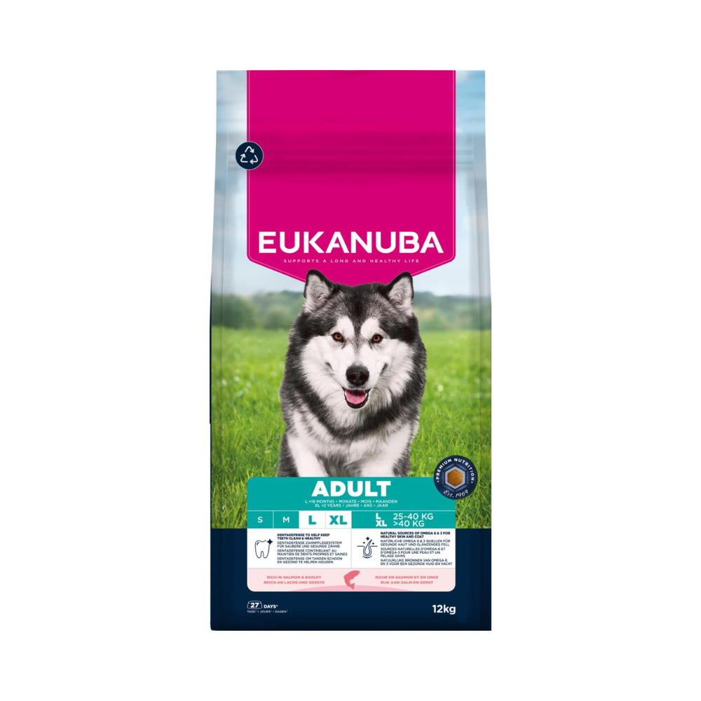 EUKANUBA Adult Large Breed Laks & Byg 12kg