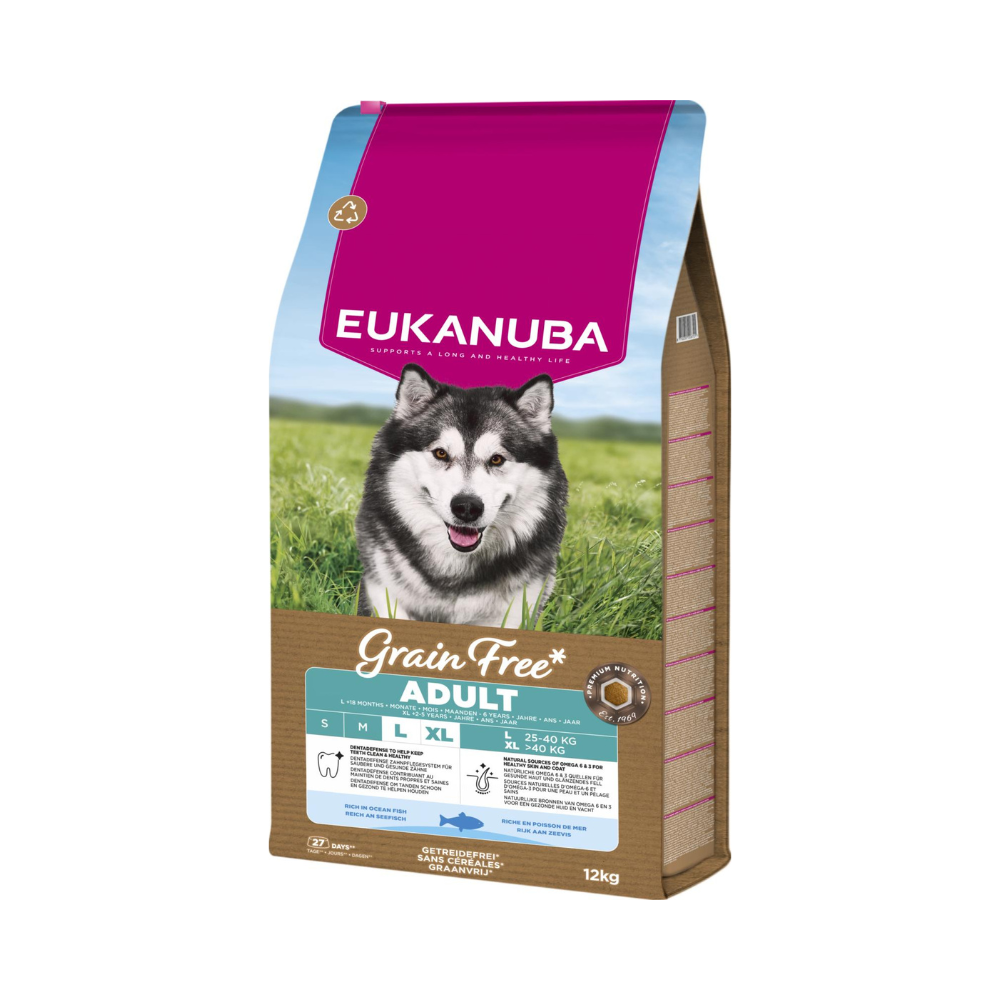 EUKANUBA Adult Large Breed Grainfree Havfisk