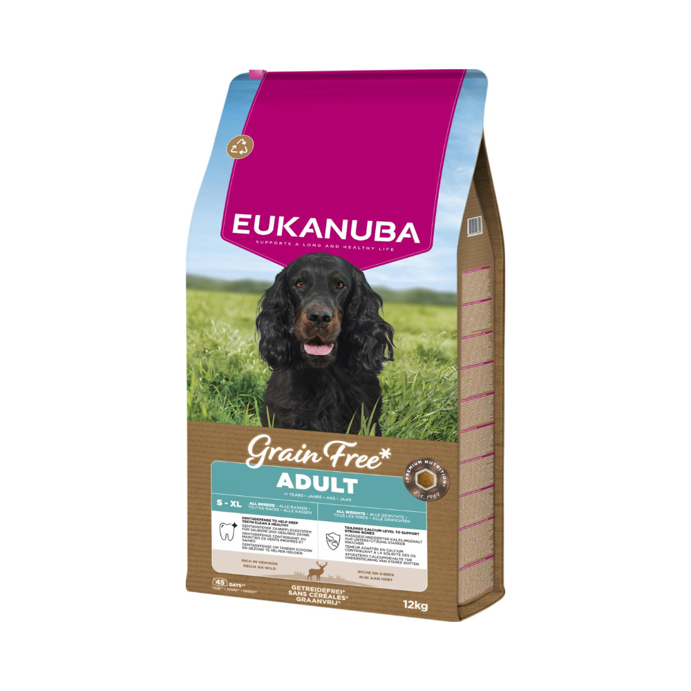 EUKANUBA Adult All Breed Grainfree Hjortekød