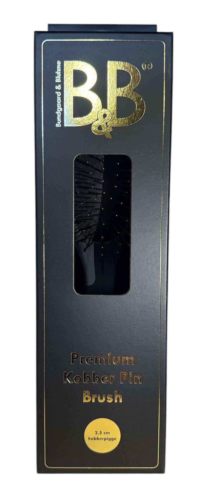 B&B Premium Kobber Pin Brush (2,5 cm.)
