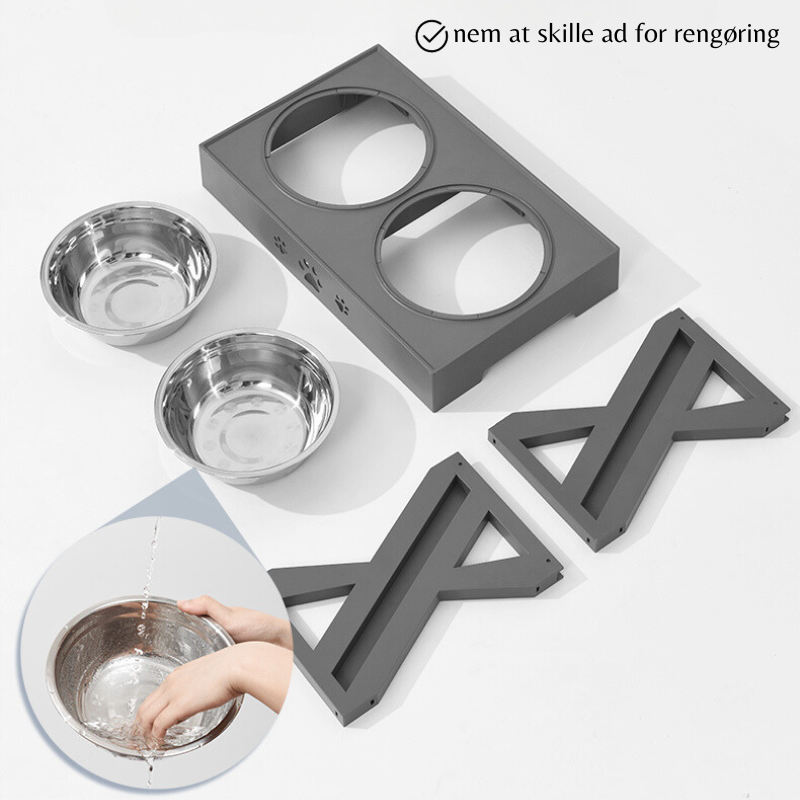 justerbare hundeskåle