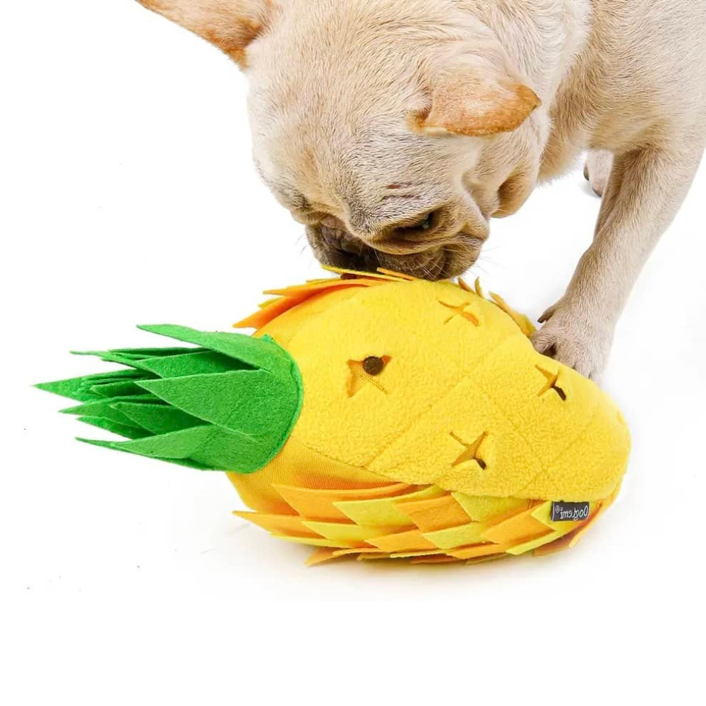 Aktivitetslegetøj til hund - Ananas Hundebamse
