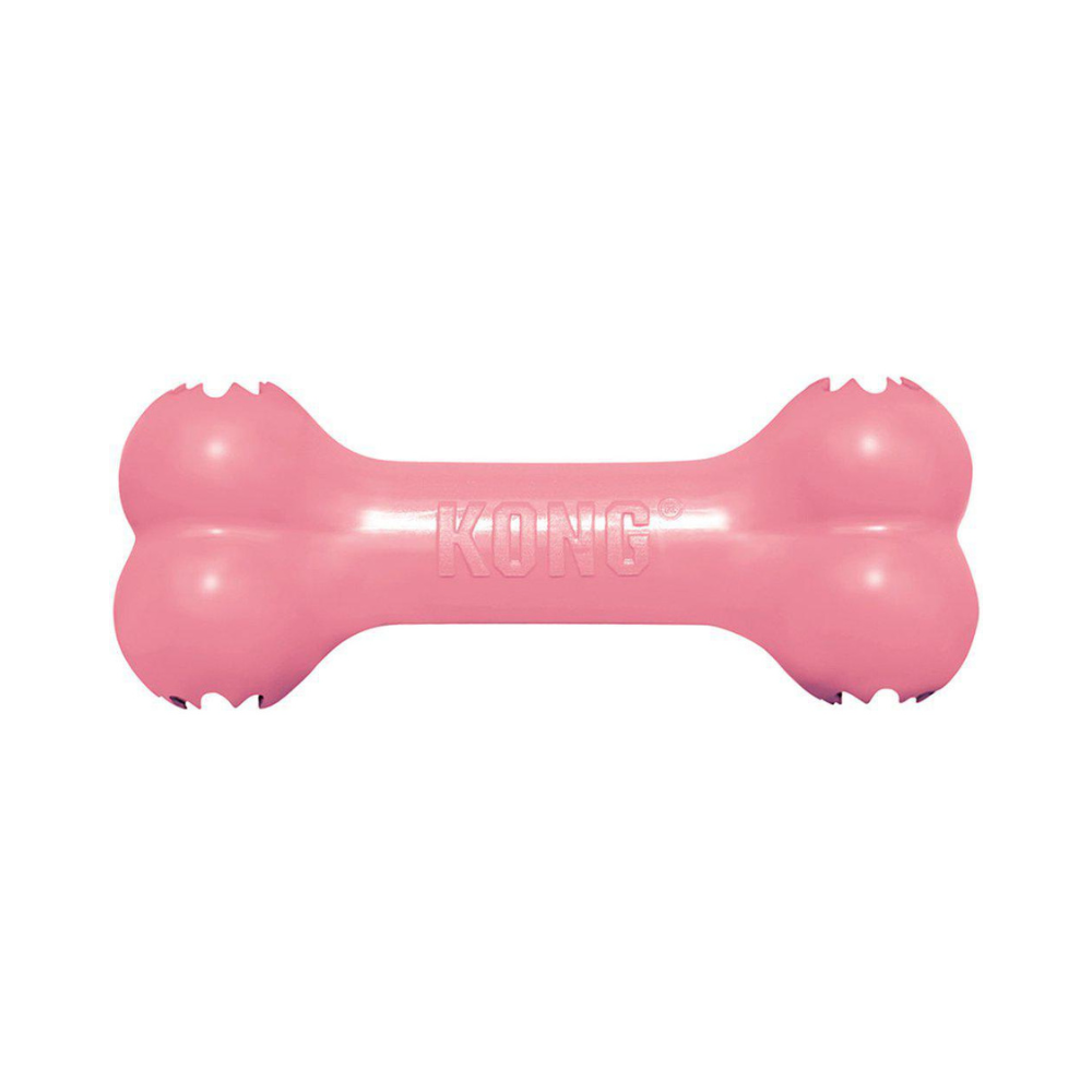 KONG Puppy Goodie Bone Legetøj til hundehvalpe Small Lyserød