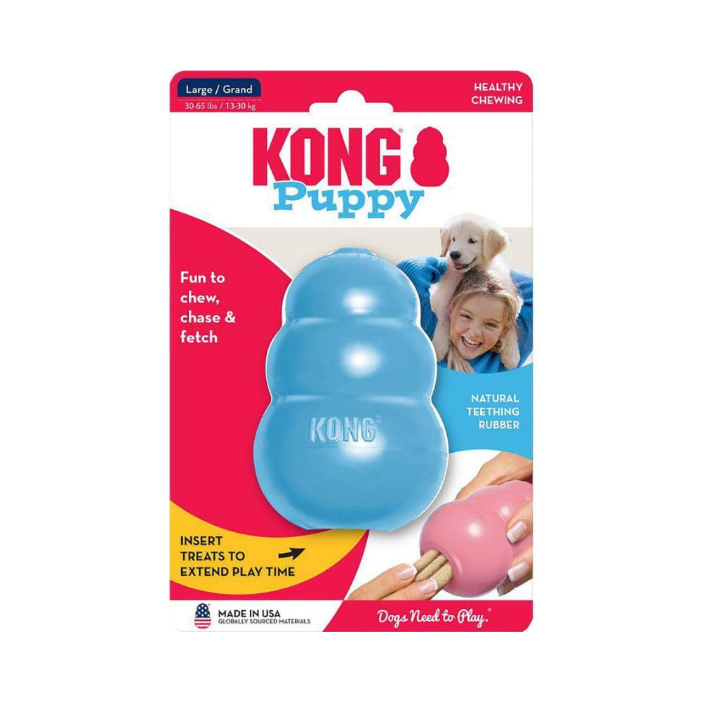 KONG Puppy Legetøj til hundehvalpe Lyseblå
