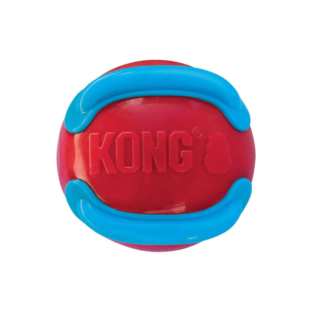 KONG Jaxx Brights Ball Rød Hundebold