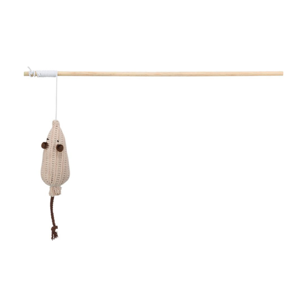 Øko Drillepind Med Mus Legetøj Til Kat