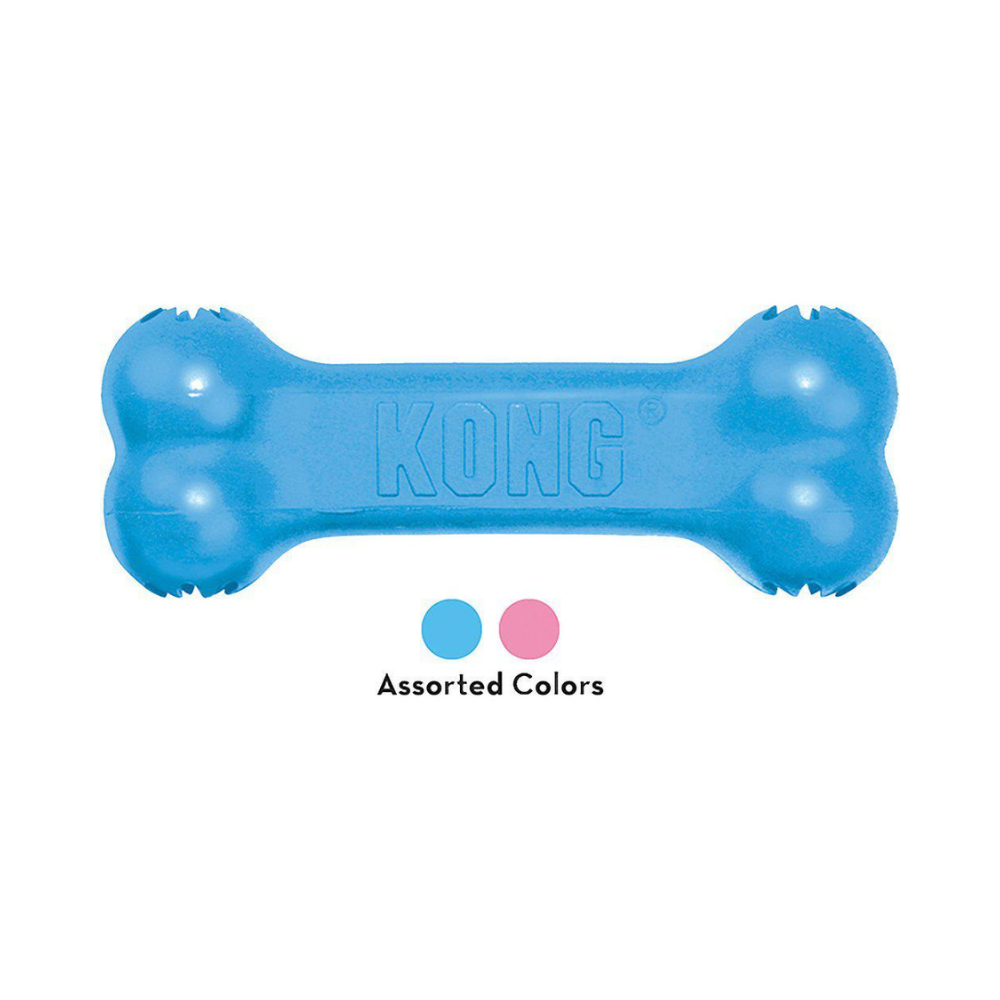 KONG Puppy Goodie Bone Legetøj til hundehvalpe Small Lyseblå