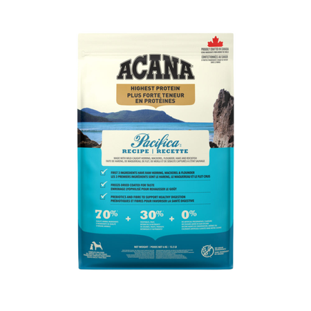 ACANA Pacifica Highest Protein Kornfri Hundefoder 11,4 kg