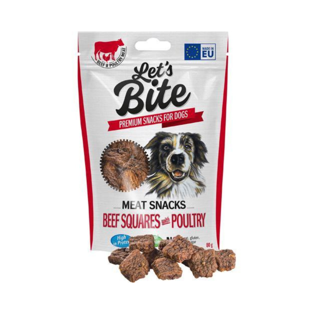 Brit Let's Bite  - Lets Bite Oksekødterninger med fjerkræ