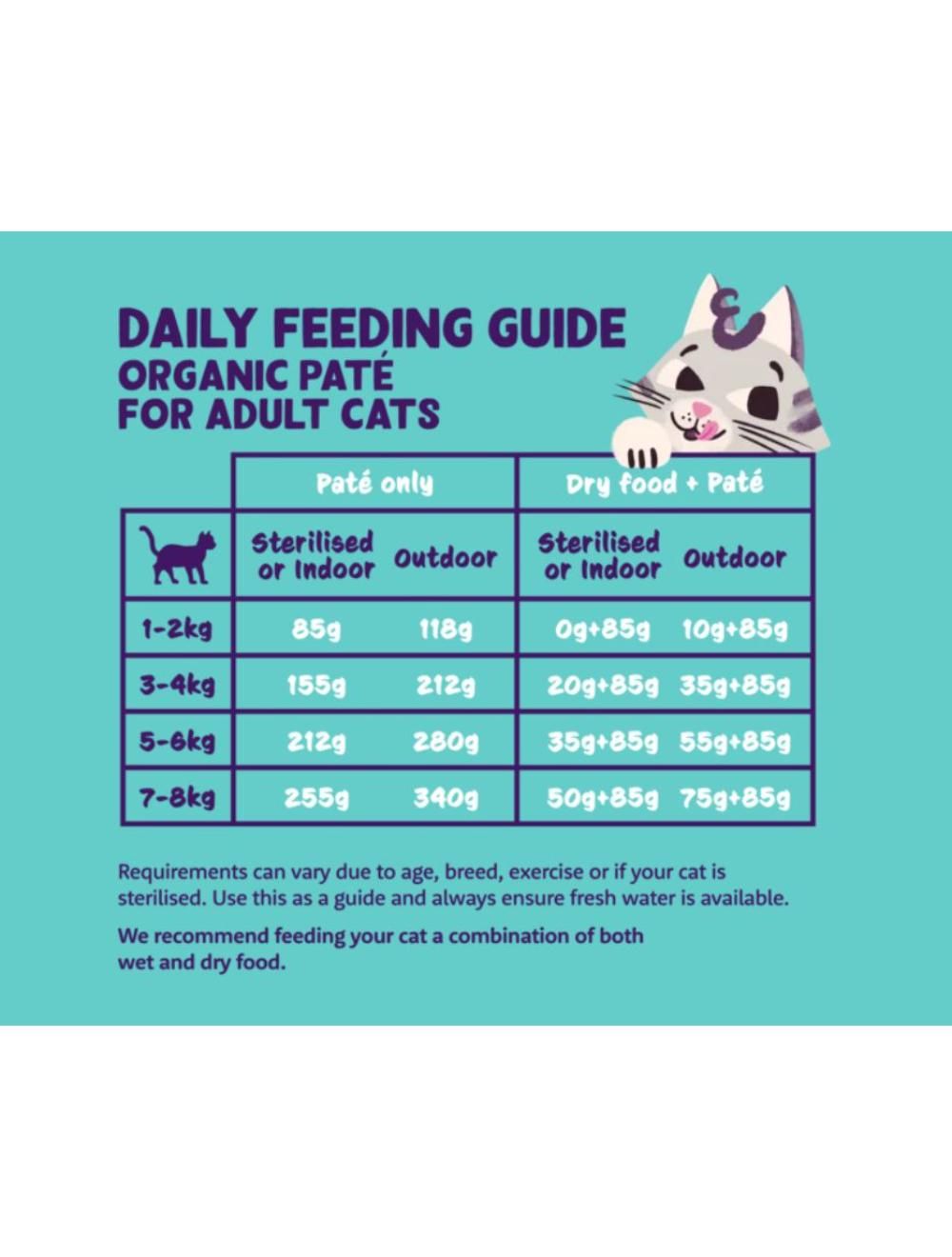 EC Kat Adult Pate Øko Kylling, 85gr