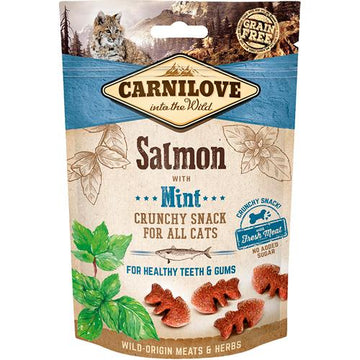 Carnilove Salmon vrunchy snack for all cats kattegodbidder