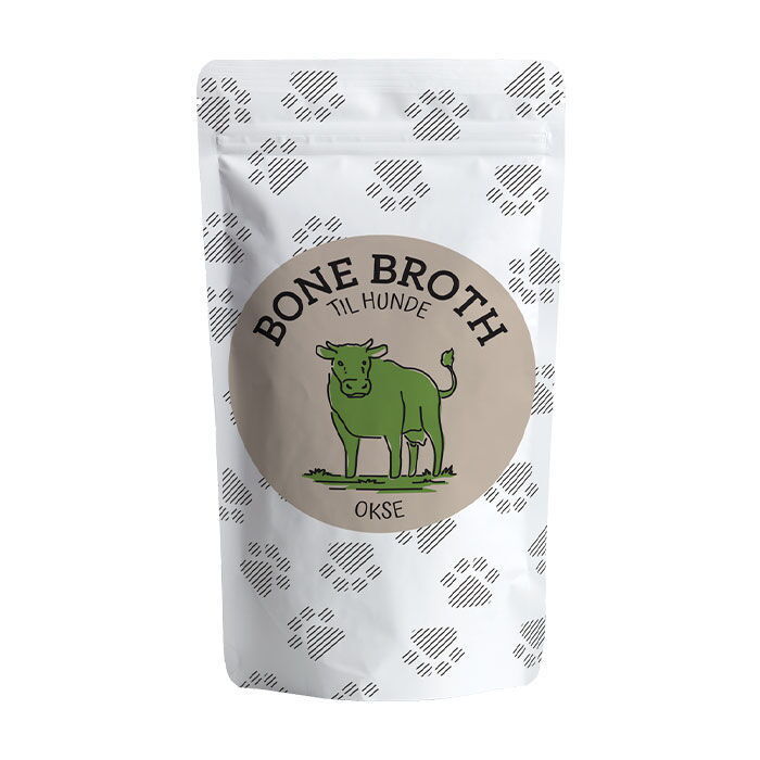 Bone Broth Okse til hunde