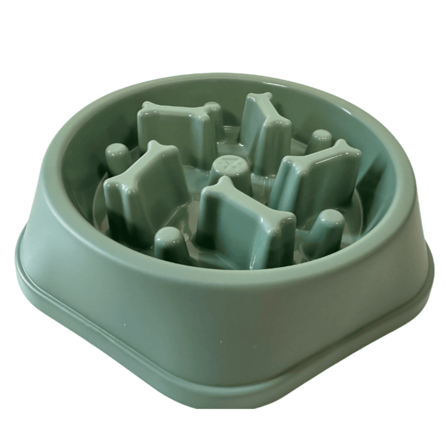 Slowfeeder Hundeskål i Grøn