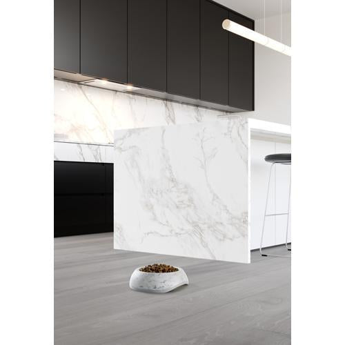 hundeskål i marmordesign