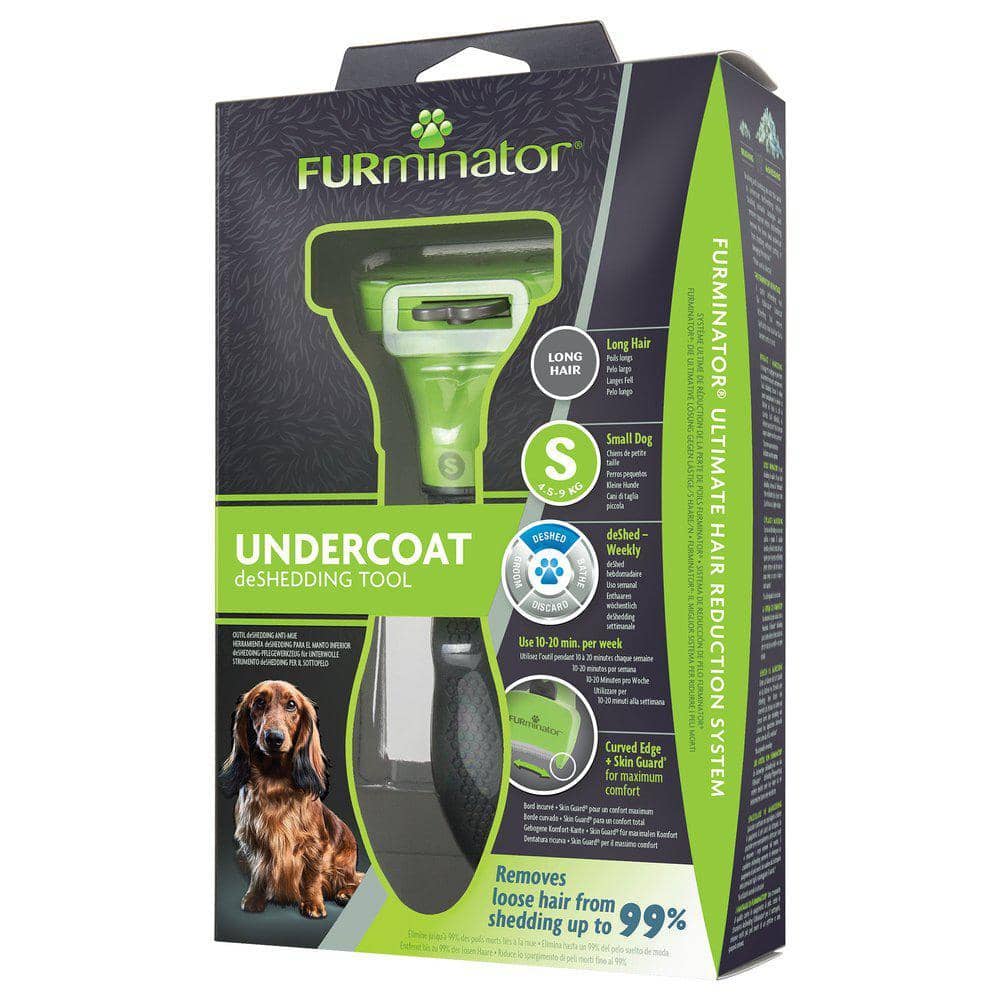 Furminator undercoat deshedding tool hundebørste i grøn