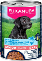 Eukanuba Senior hundevådfoder, ørred med sødkartoffel