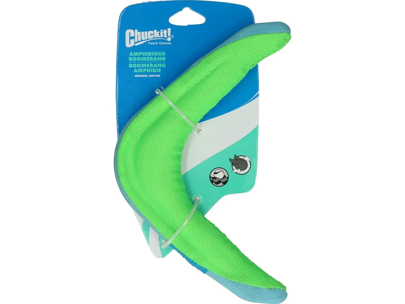 Chuckit boomerang grøn