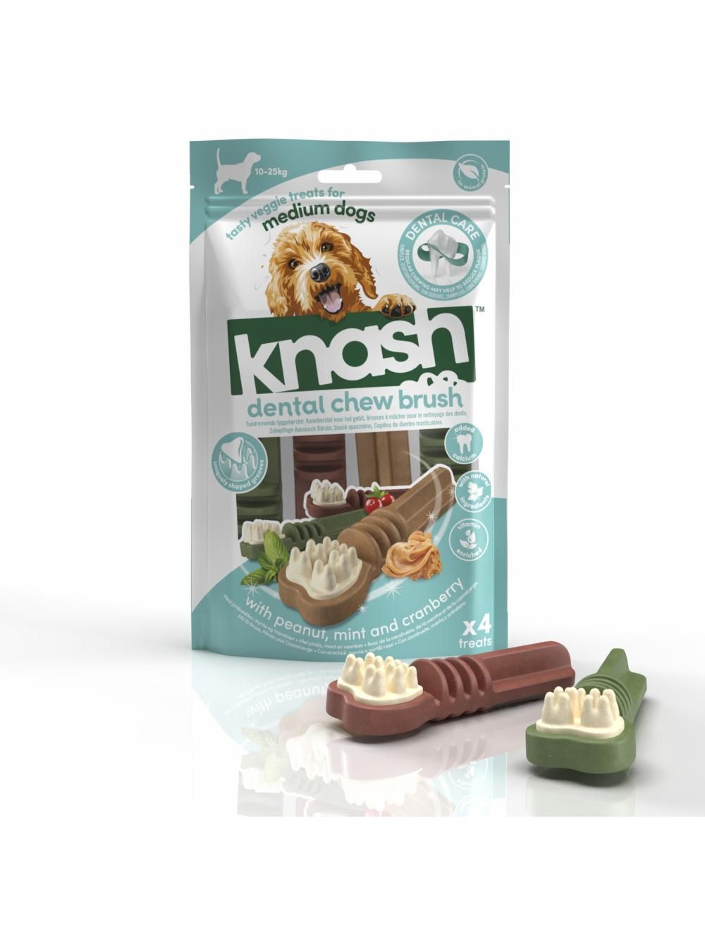 Knash Tooth Brush M 4stk