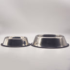 Rustfristål hundeskål to størrelser